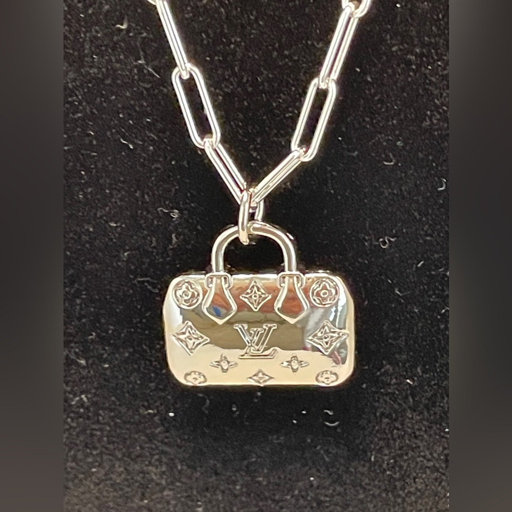 AUTHENTIC Louis Vuitton Silver Bag Charm strong on Sterling silver - Picture 3 of 10